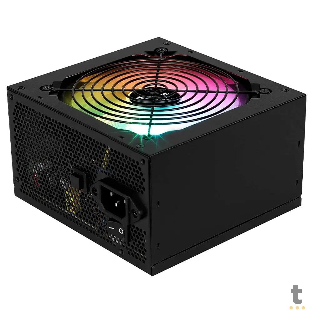 Fonte Real Atx 850w Aerocool Kcas Gold 80 Plus Pfc Ativo ARGB - 73886 Truedata