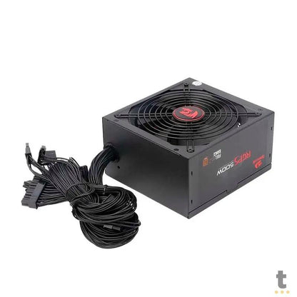 Fonte Real Atx Gamer 500w Redragon 80 Plus Bronze Pfc Ativo S/ Cabo Biv - GC-PS001-1 Truedata