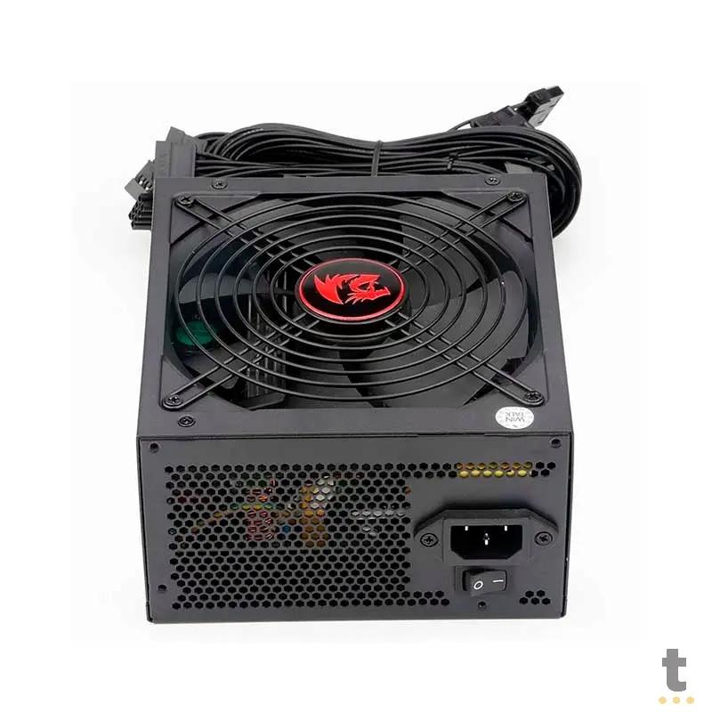 Fonte Real Atx Gamer 600w Redragon 80 Plus Bronze Pfc Ativo S/ Cabo Biv - GC-PS002-1 Truedata