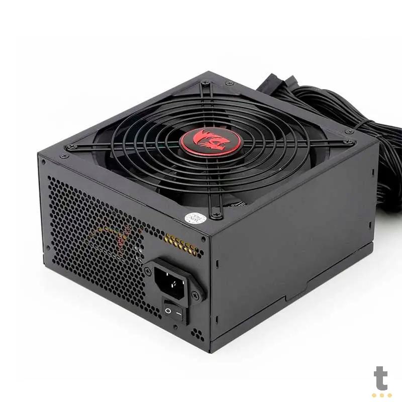 Fonte Real Atx Gamer 600w Redragon 80 Plus Bronze Pfc Ativo S/ Cabo Biv - GC-PS002-1 Truedata