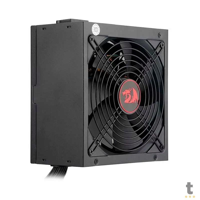 Fonte Real Atx Gamer 600w Redragon 80 Plus Bronze Pfc Ativo S/ Cabo Biv - GC-PS002-1 Truedata