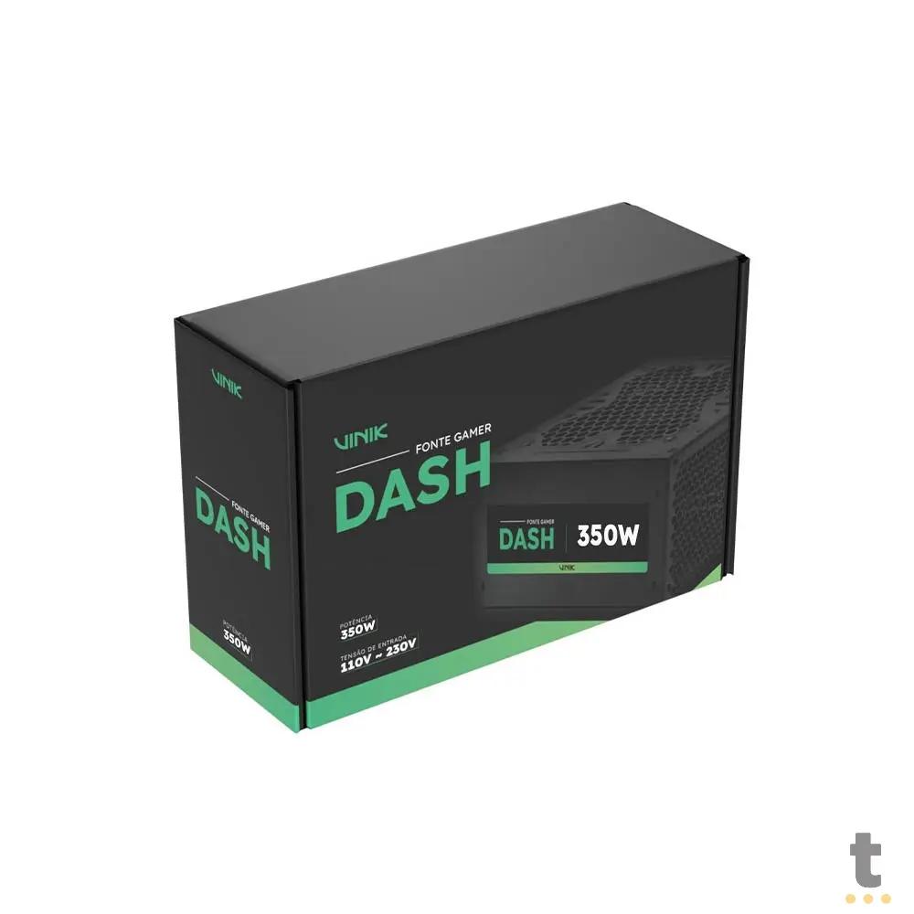 Fonte Real Atx Gamer Vinik Dash 350w S/ Cabo Bivolt - VFG350WPV3 Truedata