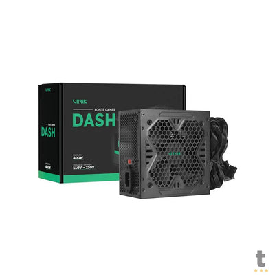 Fonte Real Atx Gamer Vinik Dash 400w Bivolt Preto - VFG400WPV3