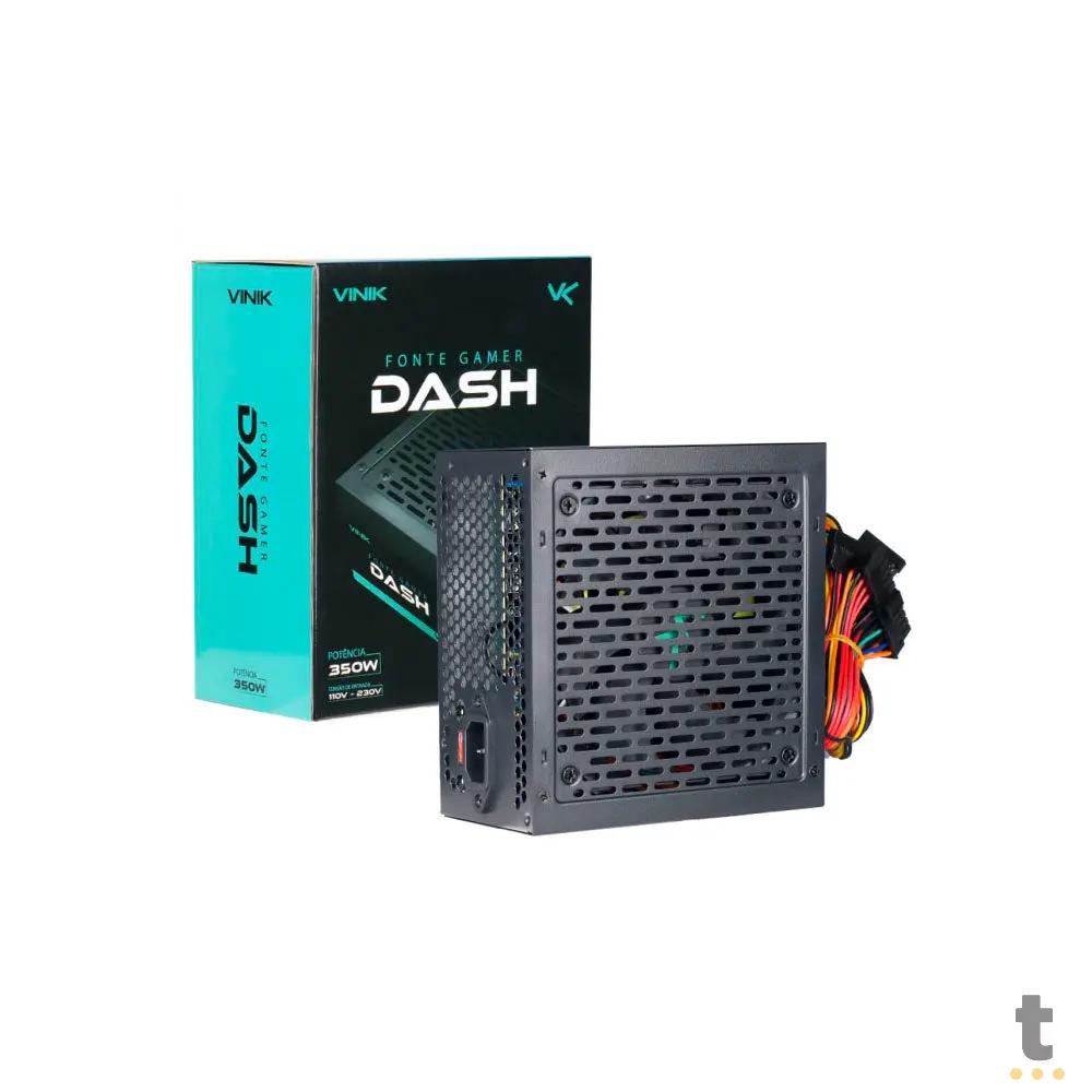 Fonte Real Atx Gamer Vinik Dash Atx 350w S/ Cabo Bivolt - VFG350WPV2 Truedata