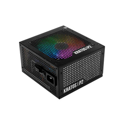 Fonte Real Atx Modular 750w Gamdias Kratos 80 Plus Gold Preta C/ RGB - KRATOS P2-750G