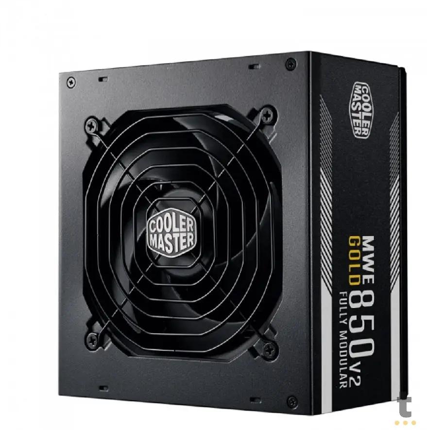 Fonte Real Modular 850w Cooler Master MWE 80 Plus Gold PFC Ativo - MPE-8501-AFAAG-WO Truedata