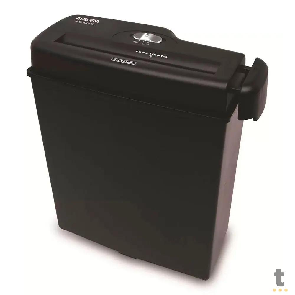 Fragmentadora De Papel Aurora AS600SB-1 - Até 6 Fls.9,6 Litros 120V Truedata