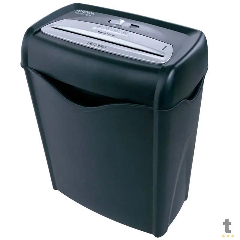 Fragmentadora De Papel Aurora As1060sb-1- Até 10 Fls.13,2 Litros 120v Truedata