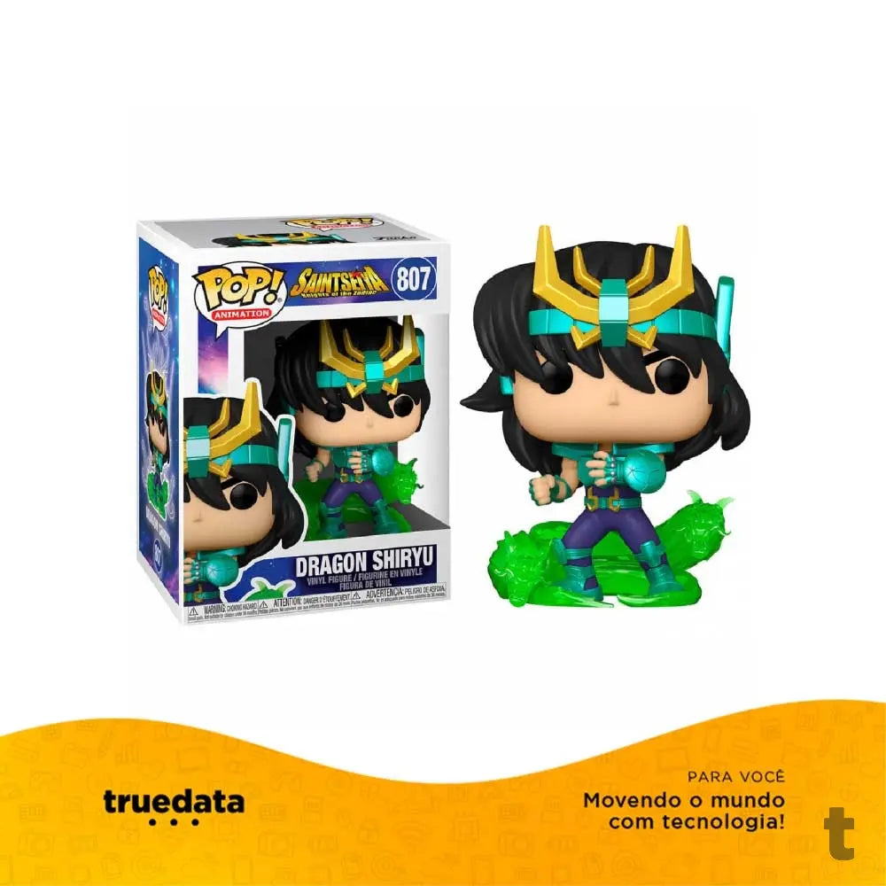 Funko Pop Cavaleiros do Zodiaco - Dragon Shiryu - 106861 Truedata