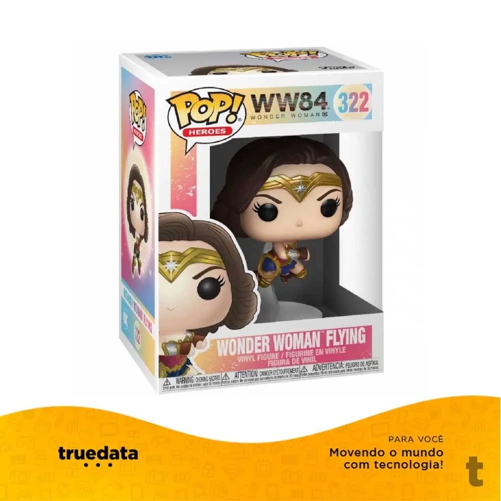 Funko Pop Mulher Maravilha 1984 Voando - 84930 Truedata