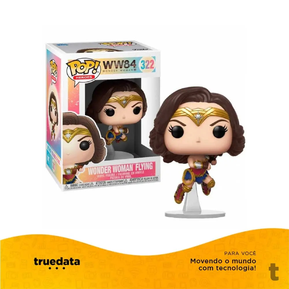 Funko Pop Mulher Maravilha 1984 Voando - 84930 Truedata