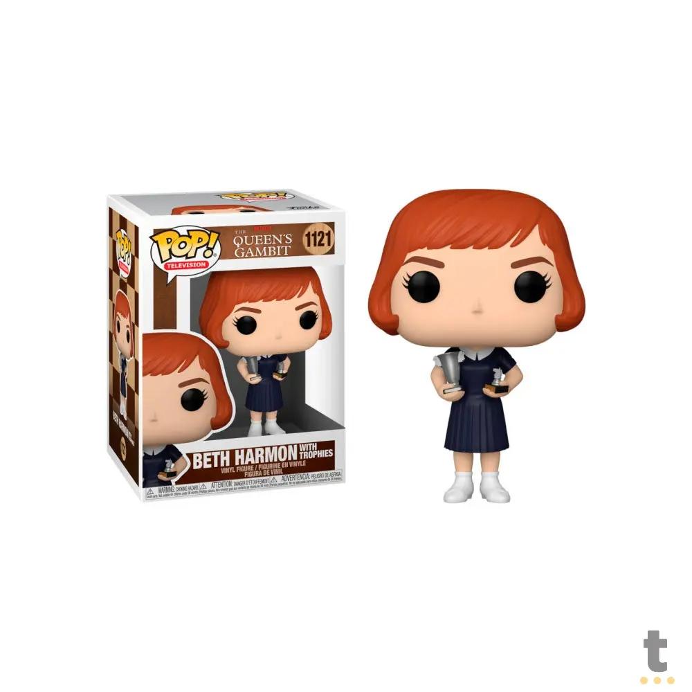 Funko Pop O Gambito da Rainha - Beth Harmon - Com Troféus - 112048 Truedata