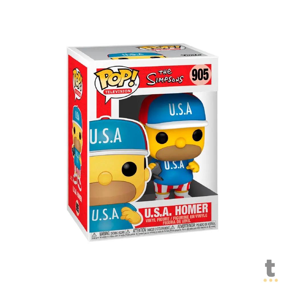 Funko Pop Os Simpsons - Homer - U.S.A - 82963 Truedata