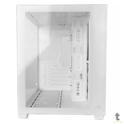 Gabinete Gamer Aerocool Dryft Micro Atx Com frente e lateral em Vidro Temperado Branco - 84915