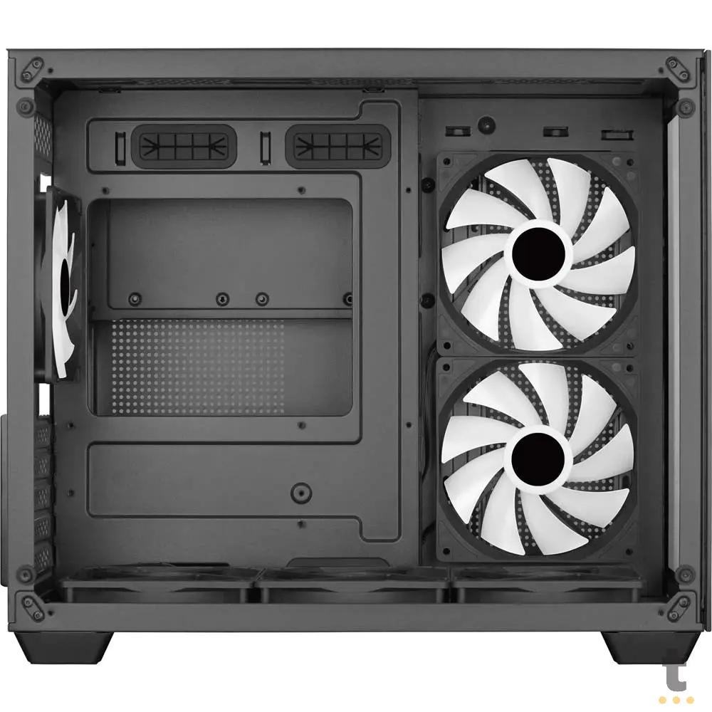 Gabinete Gamer Aerocool Dryft Micro Atx Com frente e lateral em Vidro Temperado C/ 6 Fans ARGB - 82839 Truedata