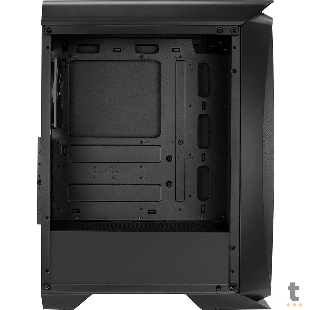 Gabinete Gamer Aerocool Mid Tower Aero One Preto Com Painel Vidro Temperado - 70165 Truedata