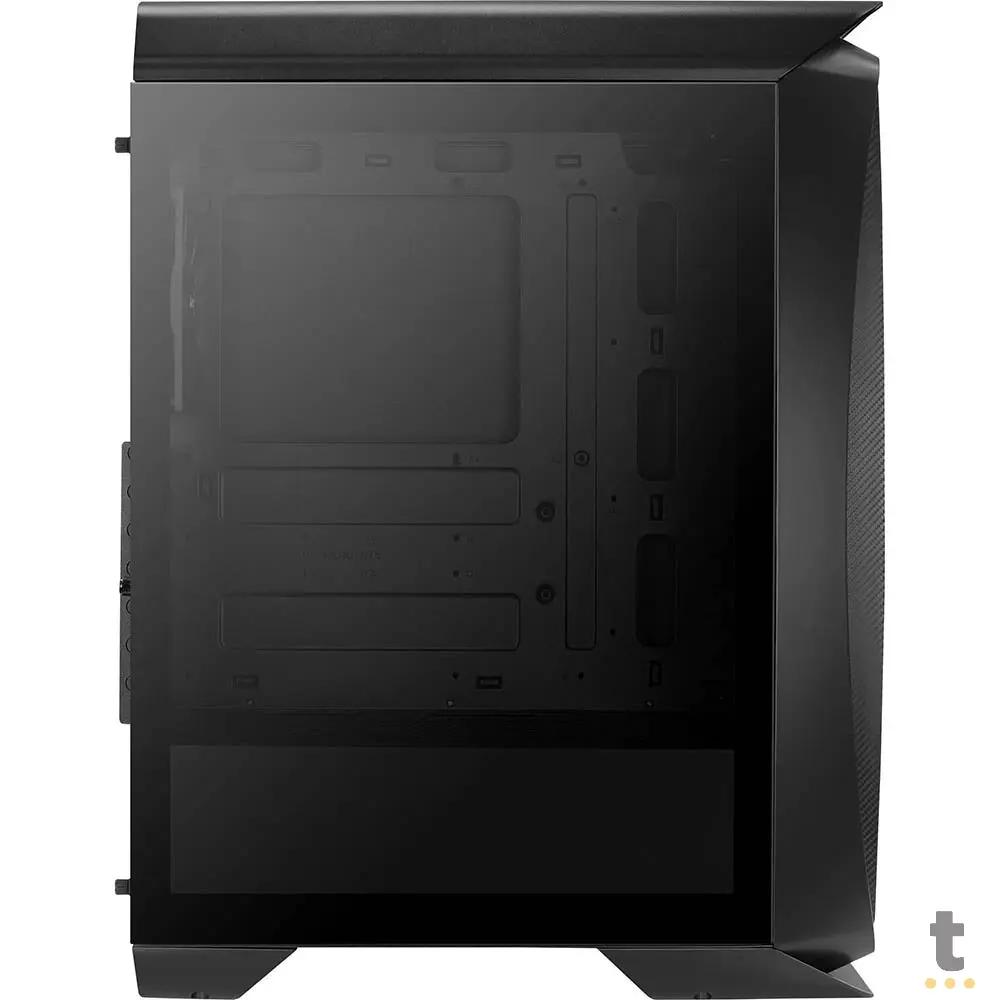 Gabinete Gamer Aerocool Mid Tower Aero One Preto Com Painel Vidro Temperado - 70165 Truedata