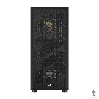 Gabinete Gamer Aerocool Mid Tower Hive FRGB Preto Com Lateral em Vidro Temperado - 72997 Truedata