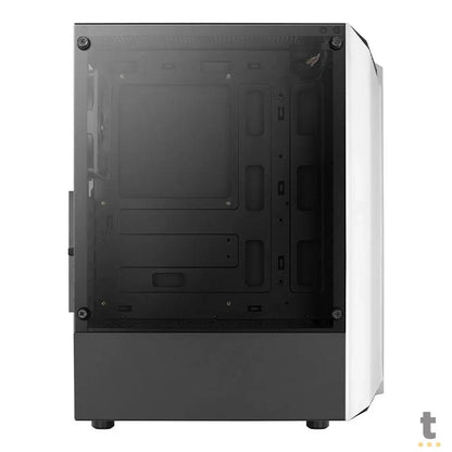 Gabinete Gamer Aerocool Mid Tower Rgb Bionic Branco Com Lateral em Vidro temperado - 73874 Truedata