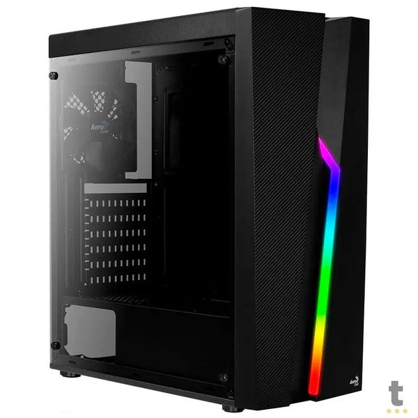 Gabinete Gamer Aerocool Mid Tower Rgb Bolt Com lateral acrílico - Pn 67990
