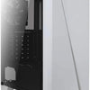 Gabinete Gamer Aerocool Mid Tower Rgb Cylon Com lateral acrílico Branco - Pn 67630 Truedata