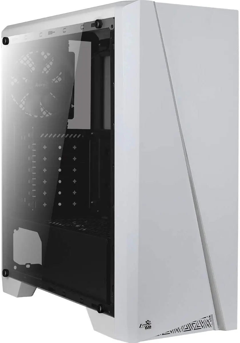 Gabinete Gamer Aerocool Mid Tower Rgb Cylon Com lateral acrílico Branco - Pn 67630 Truedata