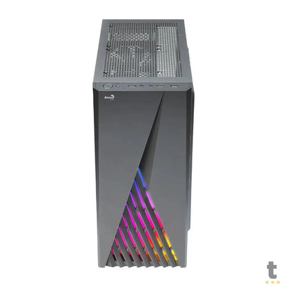 Gabinete Gamer Aerocool Mid Tower Rgb Delta V1 Preto - 78109 Truedata