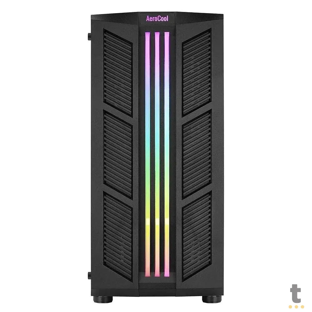 Gabinete Gamer Aerocool Mid Tower Rgb Prime Com lateral em Vidro Temperado - 72999 Truedata