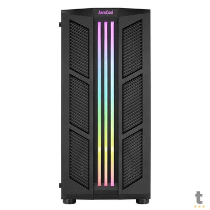 Gabinete Gamer Aerocool Mid Tower Rgb Prime Com lateral em Vidro Temperado - 72999 Truedata