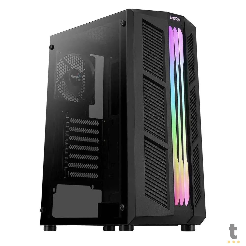 Gabinete Gamer Aerocool Mid Tower Rgb Prime Com lateral em Vidro Temperado - 72999 Truedata