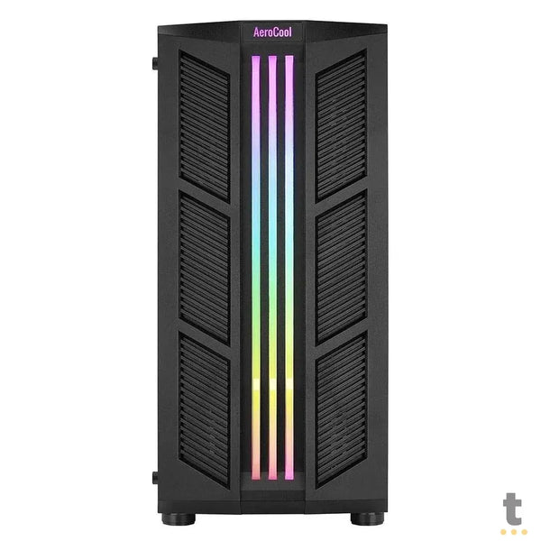 Gabinete Gamer Aerocool Mid Tower Rgb Prime Com lateral em Vidro Temperado - 72999