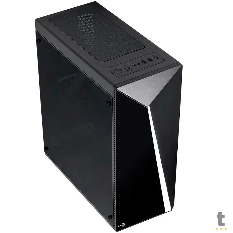 Gabinete Gamer Aerocool Mid Tower Rgb Shard Com lateral acrílico - Pn 67989 Truedata