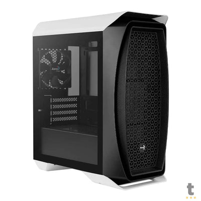 Gabinete Gamer Aerocool Mini Tower Aero One Branco Com Painel Vidro Temperado - Pn 70162
