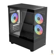 Gabinete Gamer Aerocool Mini Tower Viewport Com lateral e Frente em Vidro Temperado - 84920