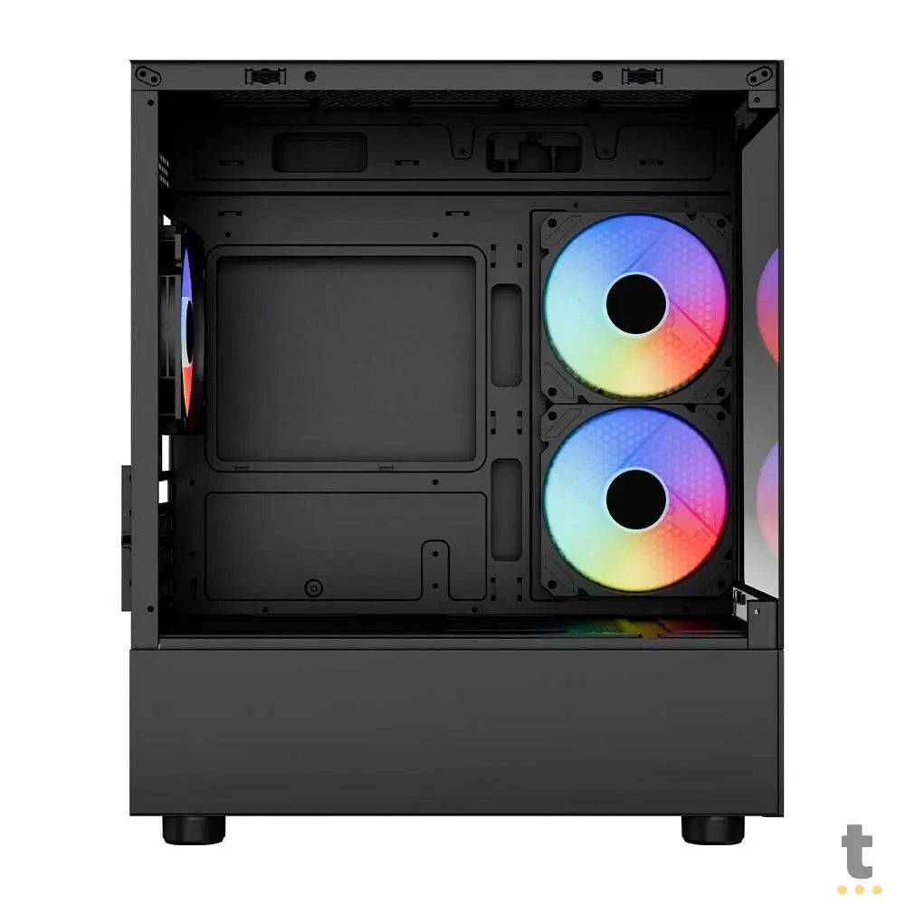 Gabinete Gamer Aerocool Mini Tower Viewport Com lateral e Frente em Vidro Temperado - 84920 Truedata
