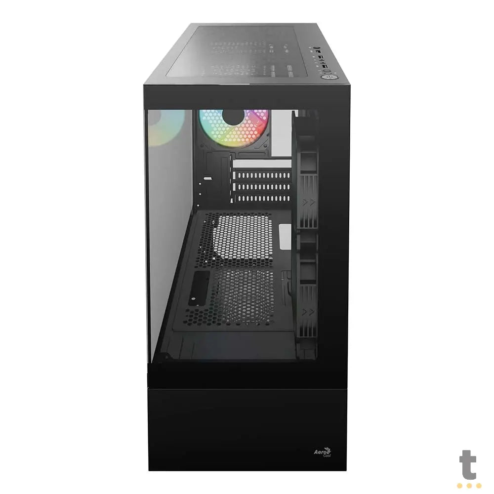 Gabinete Gamer Aerocool Mini Tower Viewport Com lateral e Frente em Vidro Temperado - 84920 Truedata