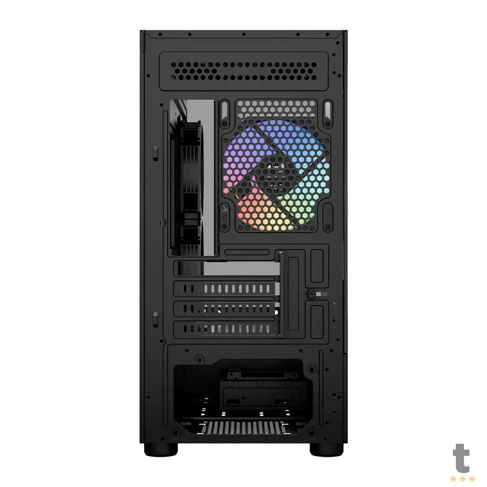 Gabinete Gamer Aerocool Mini Tower Viewport Com lateral e Frente em Vidro Temperado - 84920 Truedata