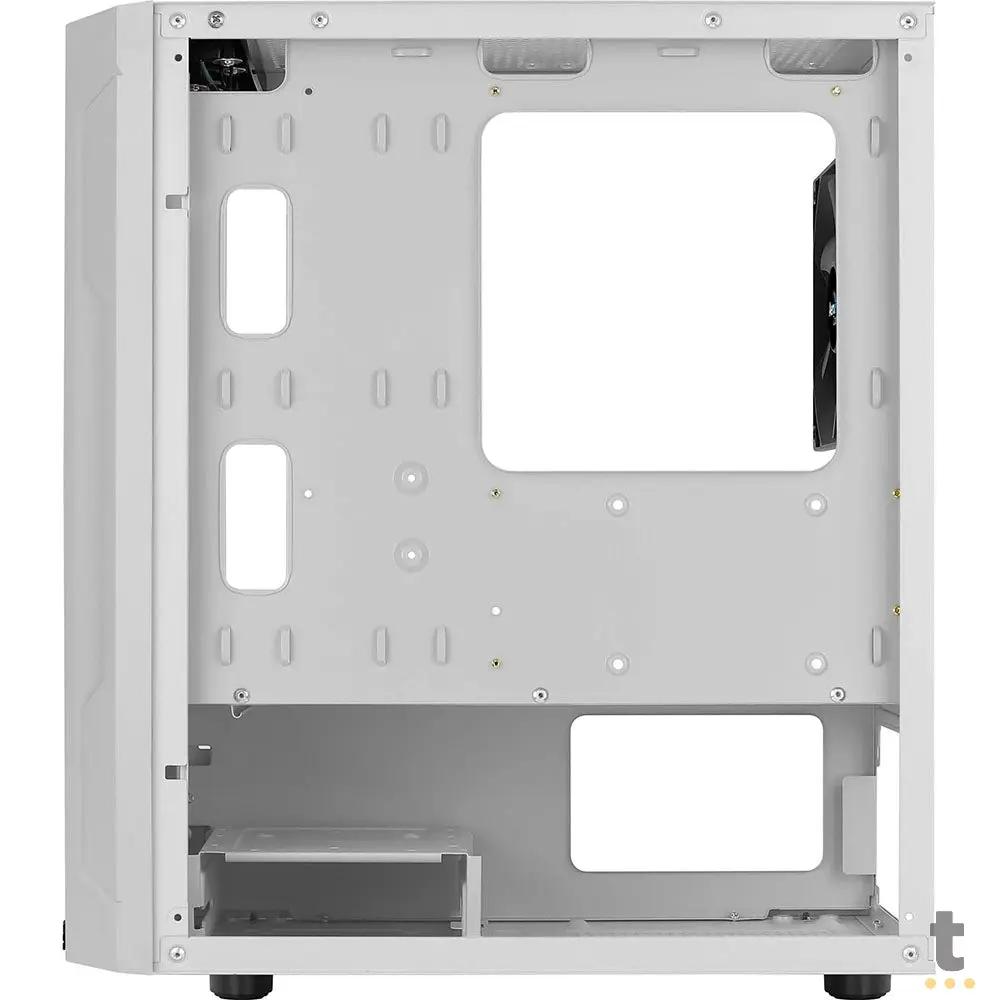 Gabinete Gamer Aerocool Mini Trinity Com lateral em Vidro Temperado Branco - 73881 Truedata