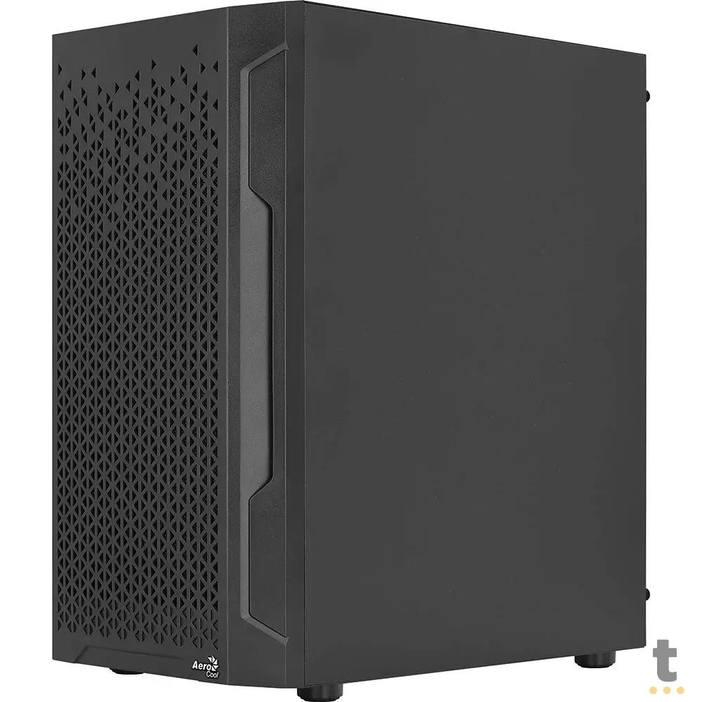 Gabinete Gamer Aerocool Mini Trinity Com lateral em Vidro Temperado Preto - 73880 Truedata