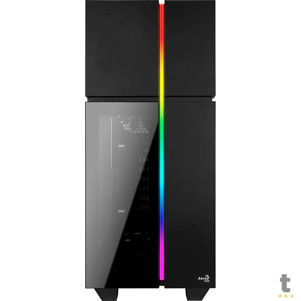 Gabinete Gamer Aerocool Playa Mid Tower Rgb Com lateral em Vidro Temperado - Pn 67967 Truedata