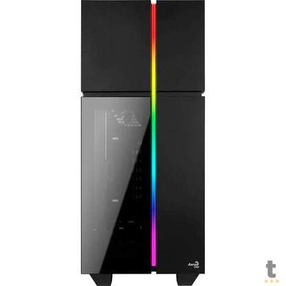 Gabinete Gamer Aerocool Playa Mid Tower Rgb Com lateral em Vidro Temperado - Pn 67967 Truedata