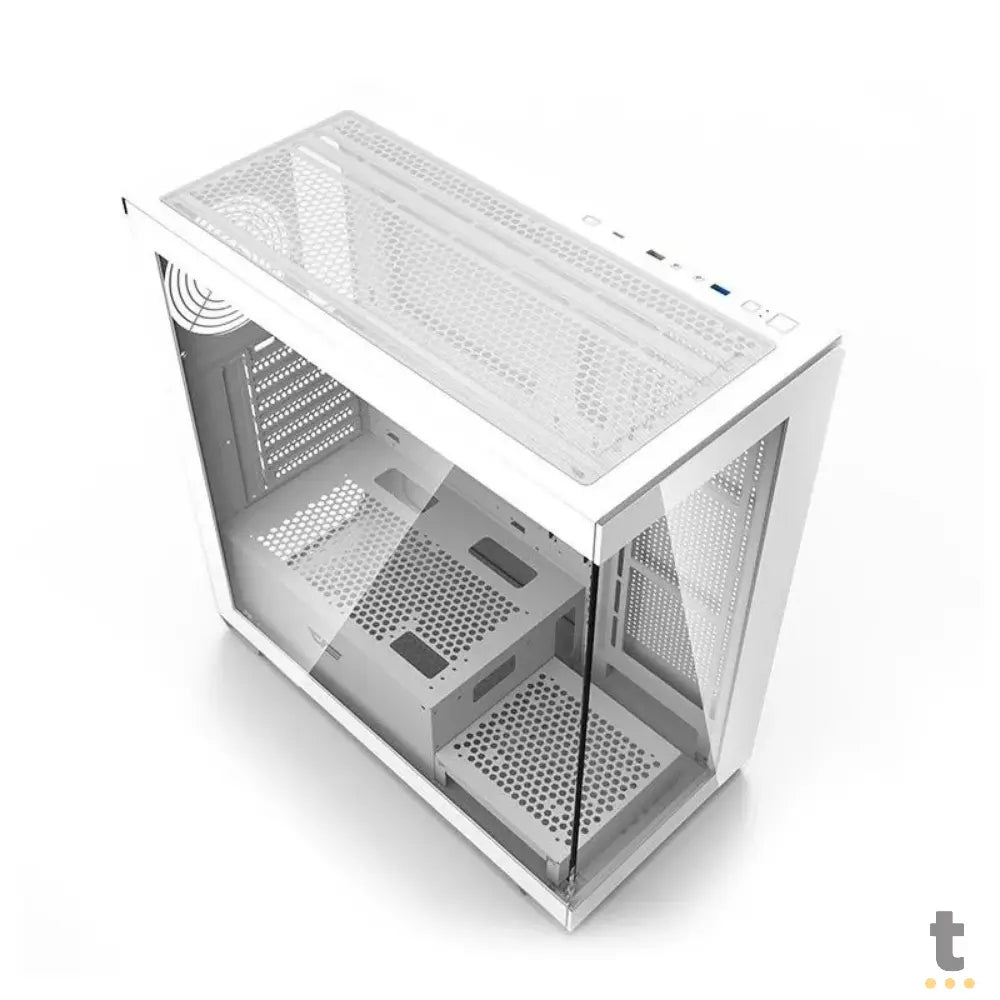Gabinete Gamer Darkflash Atx DS900 Branco Com Lateral e Frente em Vidro Temperado - DS900 White Truedata