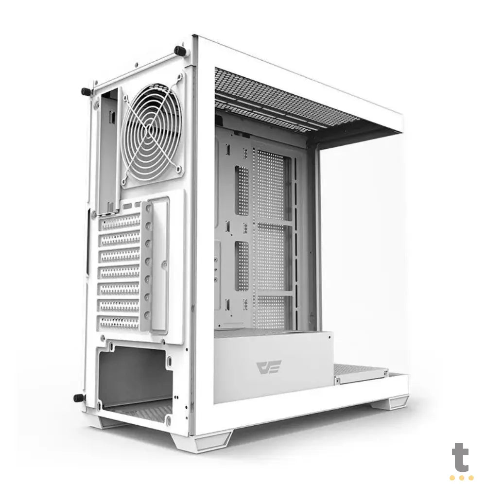 Gabinete Gamer Darkflash Atx DS900 Branco Com Lateral e Frente em Vidro Temperado - DS900 White Truedata