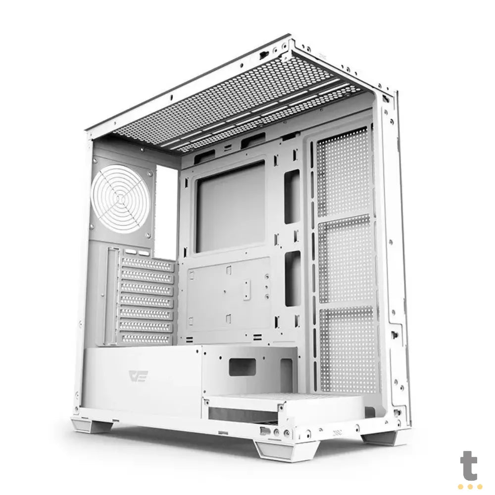 Gabinete Gamer Darkflash Atx DS900 Branco Com Lateral e Frente em Vidro Temperado - DS900 White Truedata