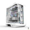 Gabinete Gamer Darkflash Atx DY470 Branco Com Lateral e Frente em Vidro Temperado ARGB - DY470 ARGB White Truedata