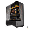 Gabinete Gamer Darkflash Mid Tower Atx DY460 Preto Com Lateral e Frente em Vidro Temperado ARGB - DY460 ARGB Black Truedata
