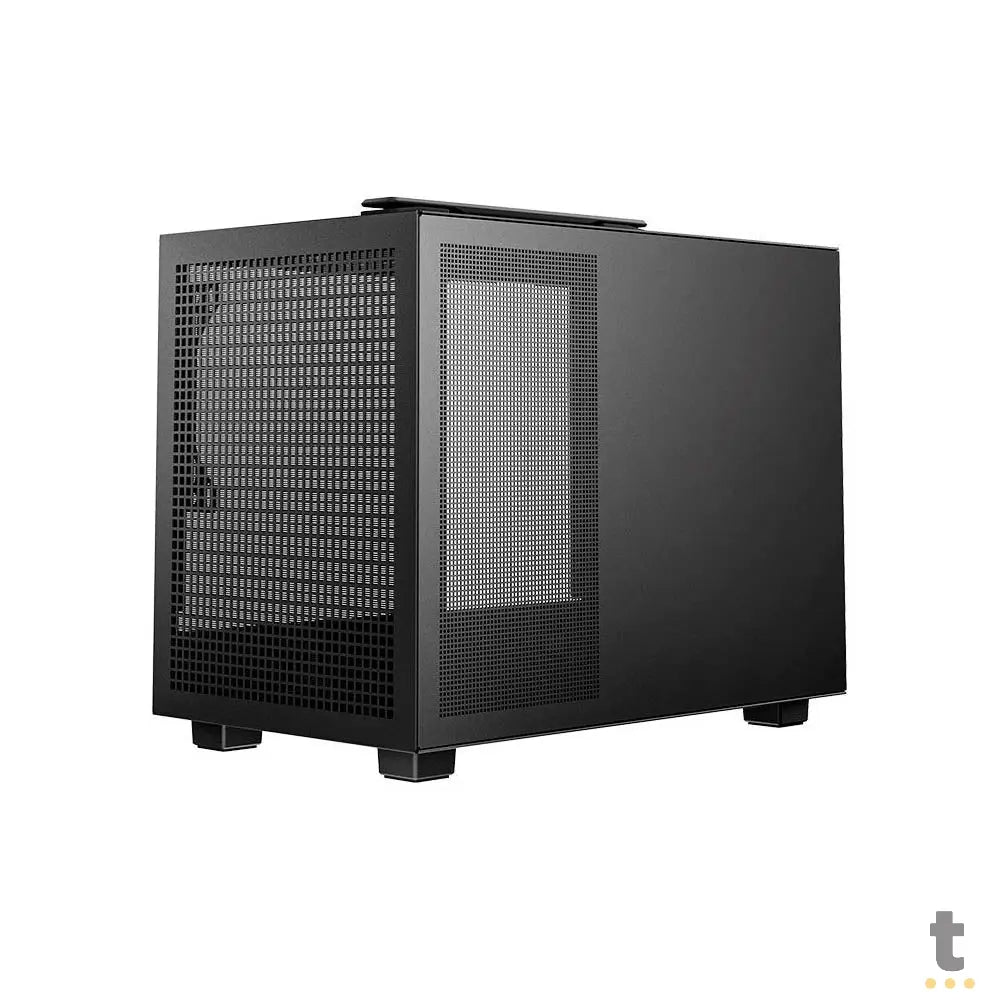 Gabinete Gamer Deepcool Mini Tower CH160 Preto Com Lateral em Vidro Temperado S/Fans - R-CH160-BKNGI0-G-1 Truedata