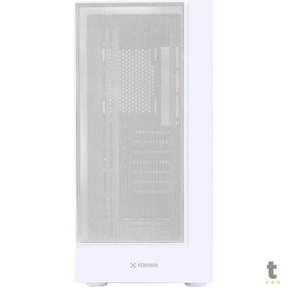 Gabinete Gamer Fortrek Cruiser Mid Tower C/ Fan Rgb e Lateral em Acrilico Branco - 80257 Truedata