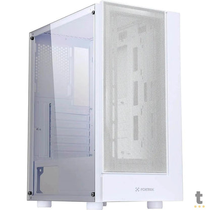 Gabinete Gamer Fortrek Cruiser Mid Tower C/ Fan Rgb e Lateral em Acrilico Branco - 80257 Truedata