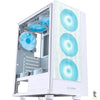 Gabinete Gamer Fortrek Cruiser Mid Tower C/ Fan Rgb e Lateral em Acrilico Branco - 80257 Truedata